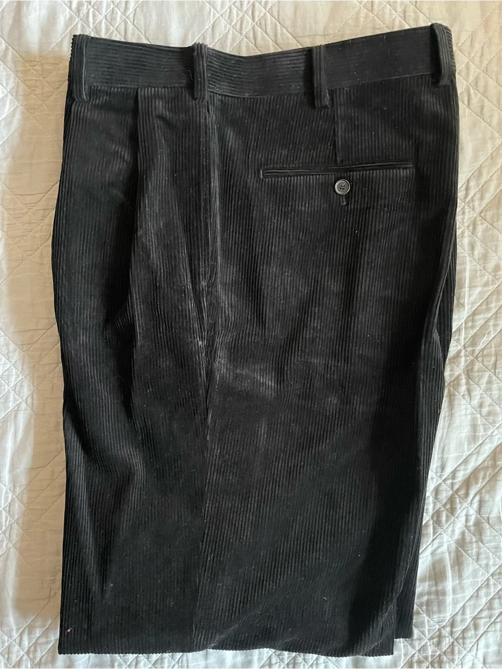 J. CREW Relaxed-fit double-pleated trouser in Italian corduroy Size 36 NWT CO504